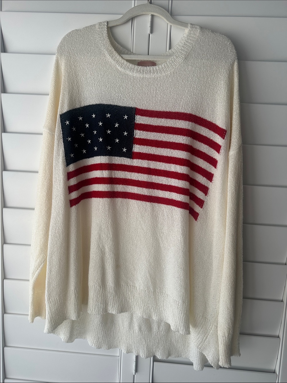 Like new MuMu American flag sweater